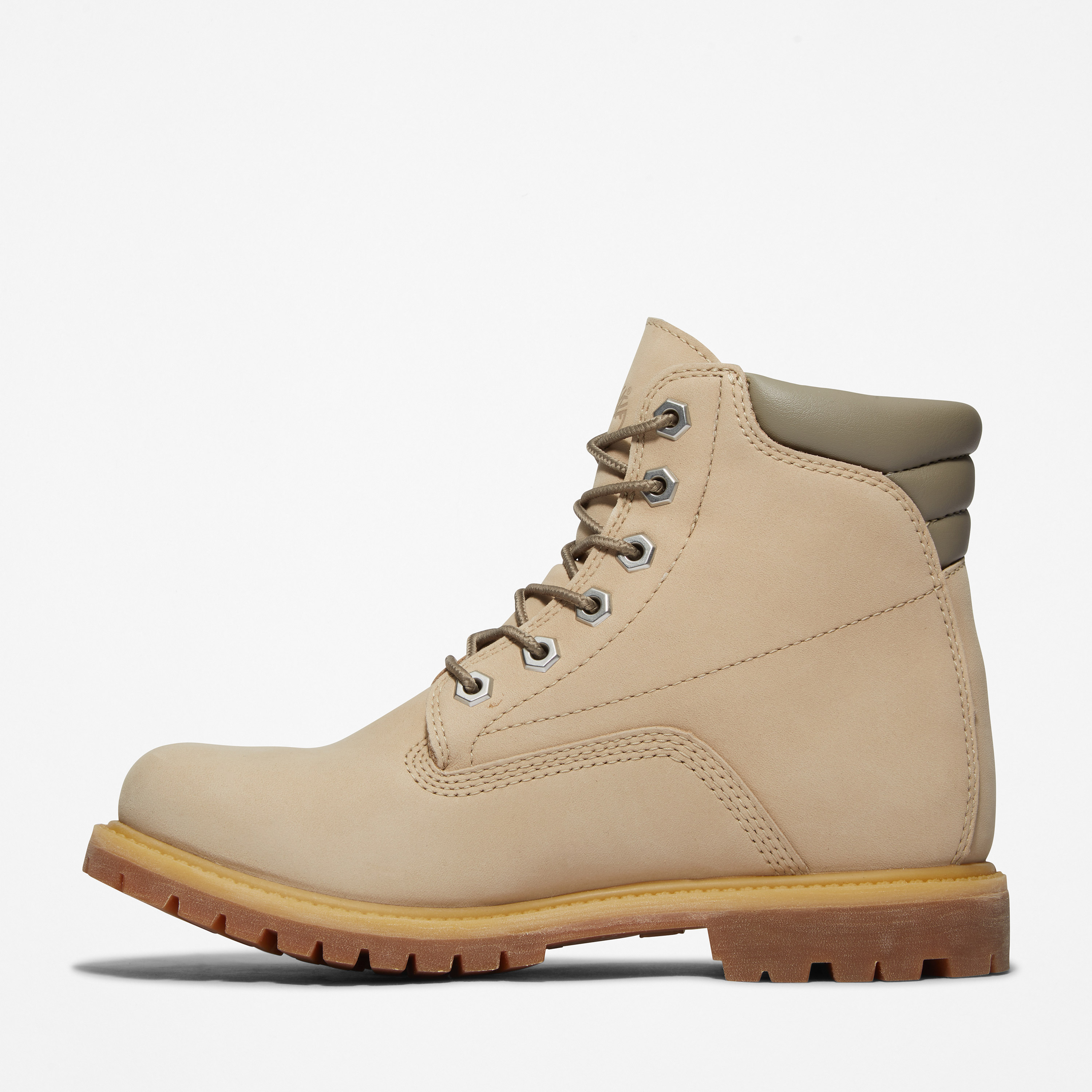 timberland waterville 6 inch boots taupe nubuck