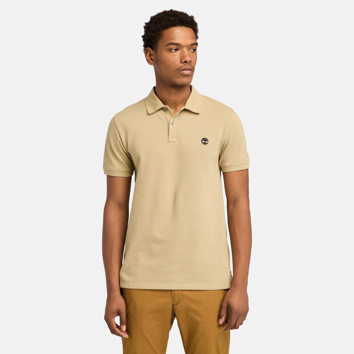 Men's Oyster River Chest Logo Short Sleeve Polo - Timberland - Singapore